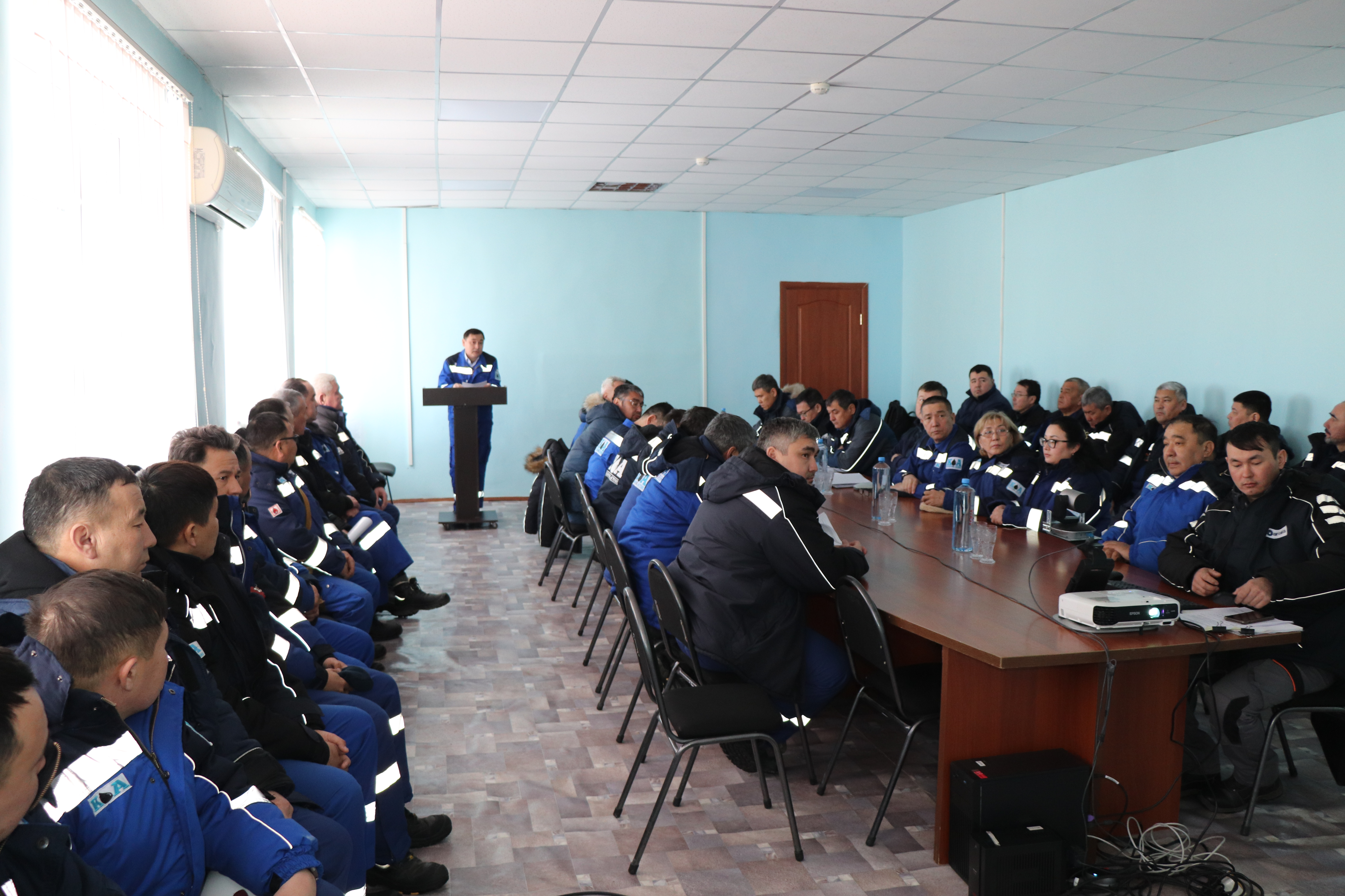 Отчетная встреча Правления ТОО «Казахойл Актобе» с работниками по итогам деятельности за 2023 год.